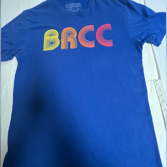 BLACK RIFLE COFFEE CO GRAPHIC T-SHIRT. BRCC MULTI-COLOR LOGO ROYAL BLUE 
LARGE - Picture 4 of 8